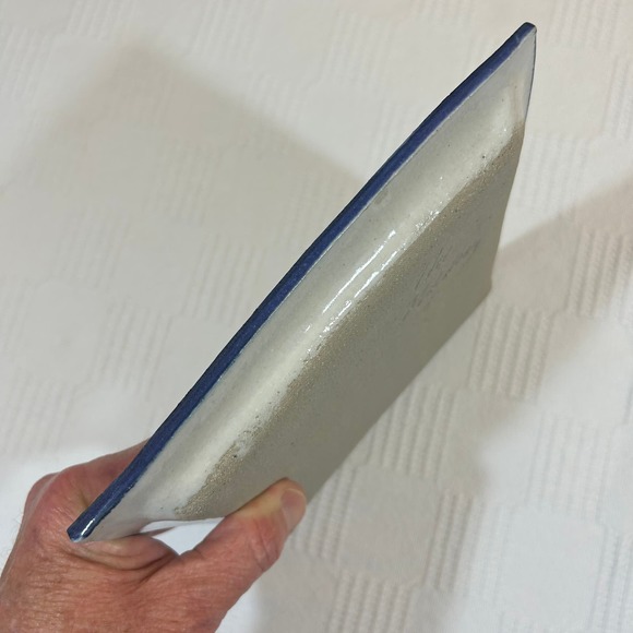 Stoneware Blue Crab Plate The Poddery Mathews VA 7.75" x 7.75" - Picture 6 of 9